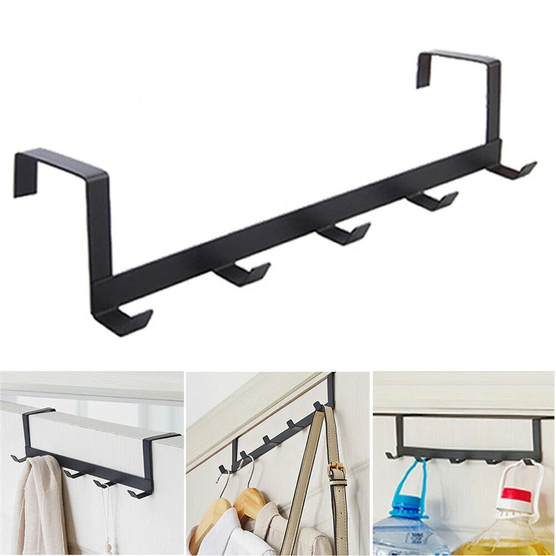 Hooks Over The Door 5 Hooks Ho - Home Edit Bathroom Storage review and price