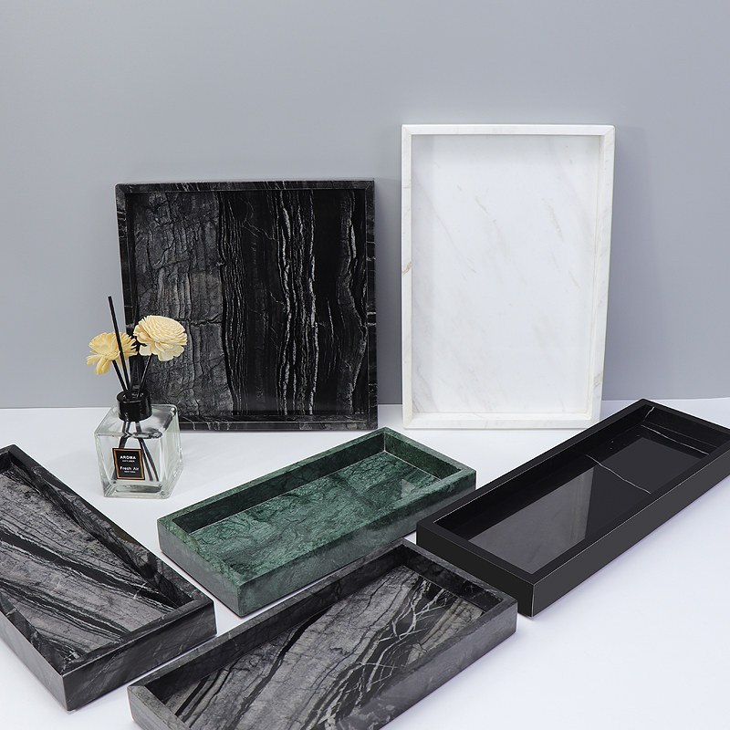 Marble Vanity Tray Bathroom Or - Home Bathroom Organizer review and price